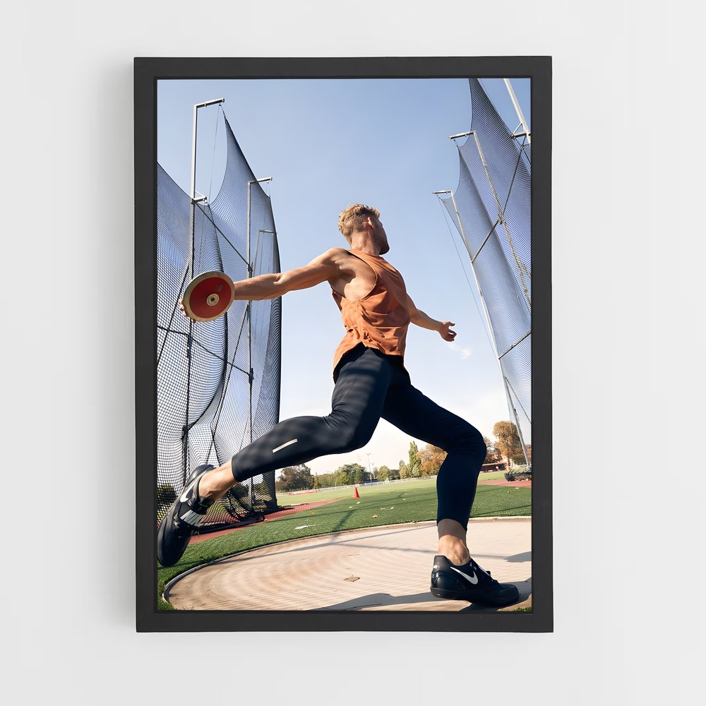 Poster Kevin mayer – affiche Athlétisme (vue 2)